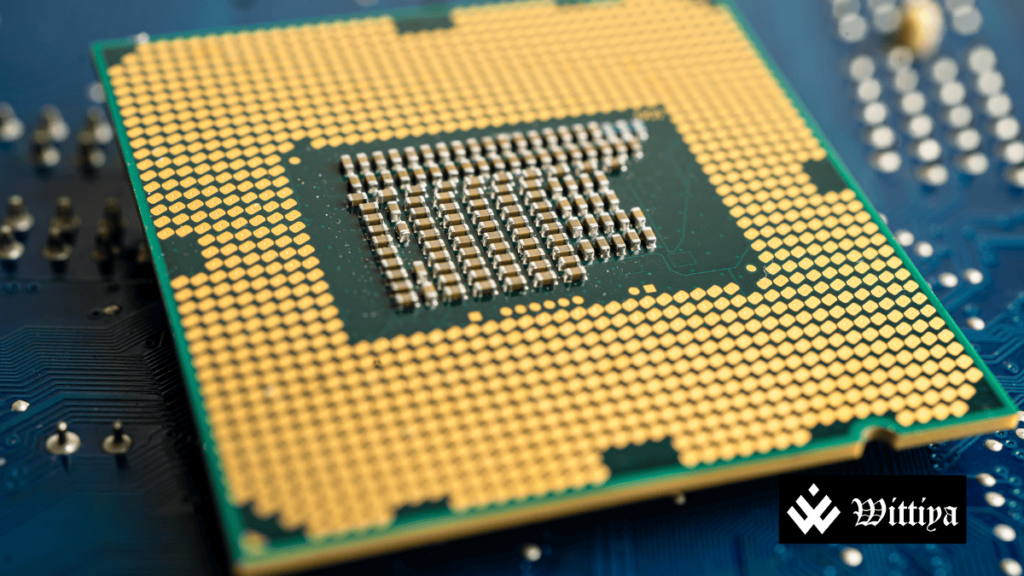 A semiconductor chip symbolizing Taiwan’s Powerchip facing increased competition from Nexchip.