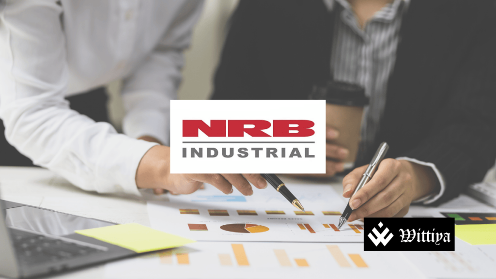 NRB Industrial Bearings logo with a calendar marking February 6, symbolizing the upcoming Extraordinary General Meeting (EGM).
