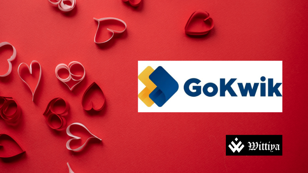 GoKwik logo with shopping cart and payment icons, symbolizing prepaid orders surpassing COD in India's Valentine’s Day sales.