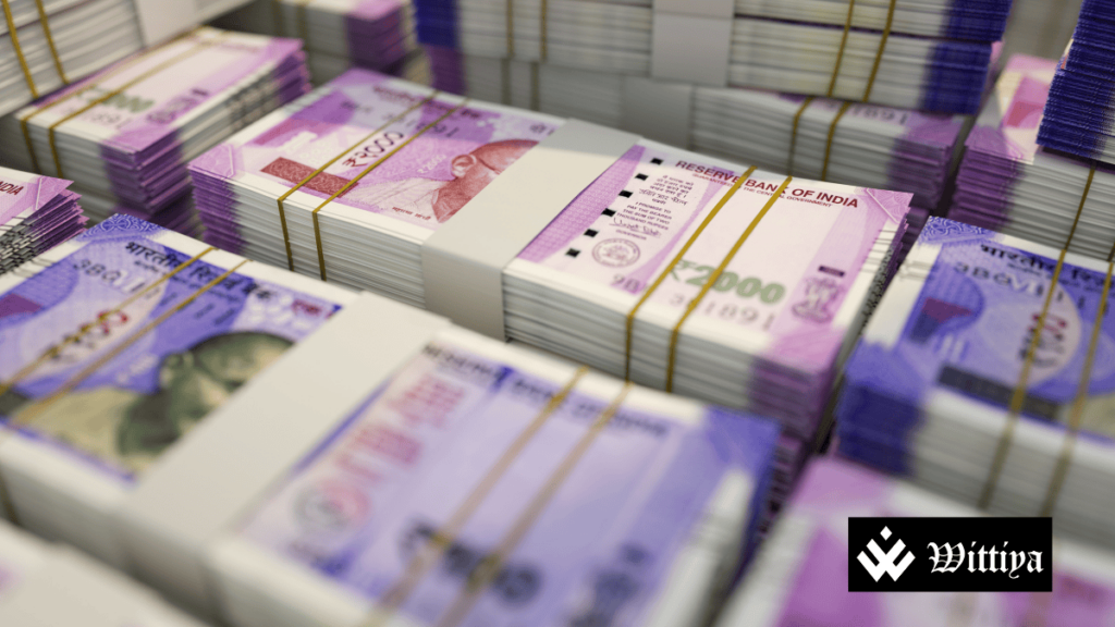 Bundle of rupees representing Ken Financial Services EGM set for February 10