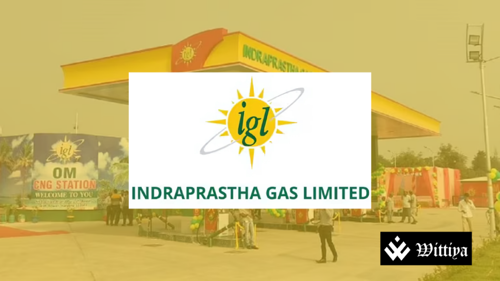 Indraprastha Gas Ltd logo announcing record date for bonus shares allotment