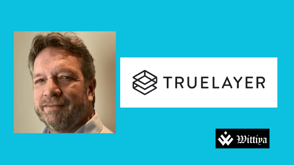 Basil Bailey alongside the TrueLayer logo, representing his appointment as TrueLayer Ireland's CEO.