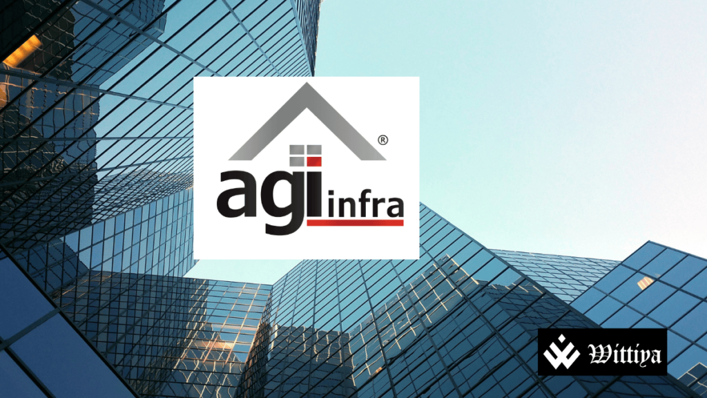 AGI Infra Ltd logo announcing stock split with record date of February 7