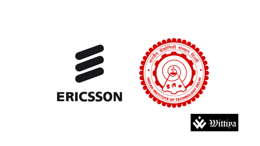 Ericsson and IIT Delhi’s FITT logos representing their partnership to advance fintech innovation.