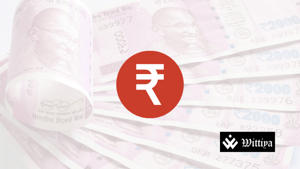 Indian Rupee symbol representing the economic debate between SBI and RBI.