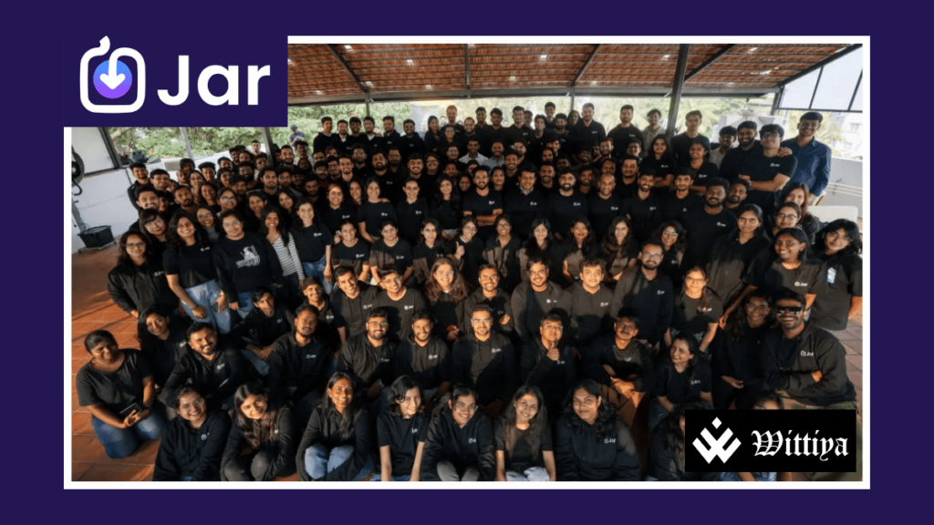 Jar app logo representing its unexpected journey to profitability in India’s fintech sector.