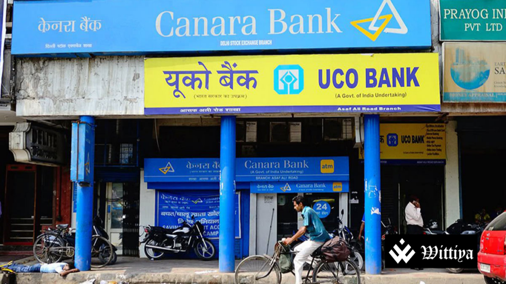 UCO Bank building representing Q3 profit surge amid asset quality concerns