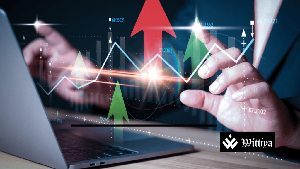 A stock market chart with index trends representing the practical uses of stock market indices in trading.