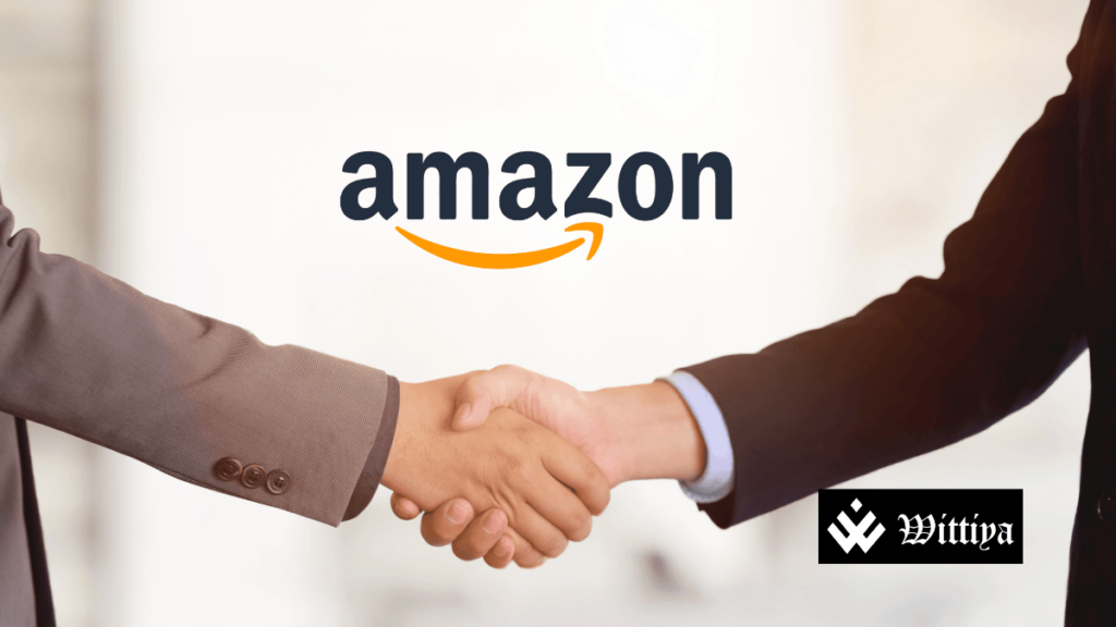 Amazon and Axio logos representing Amazon’s acquisition to expand its financial services.