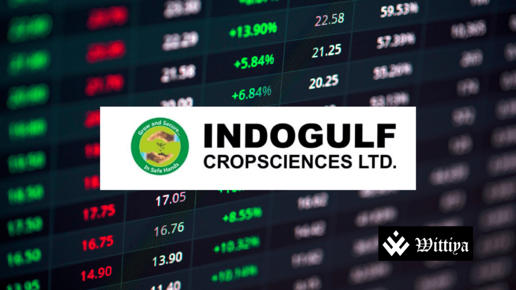 Indogulf Cropsciences logo with SEBI approval stamp and IPO documents, symbolizing the company’s ₹200 crore IPO approval.