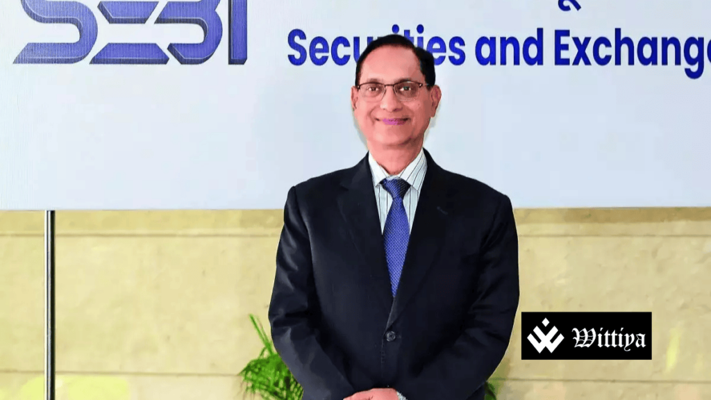 SEBI Chairman symbolizing the regulatory shift towards transparency and trust.