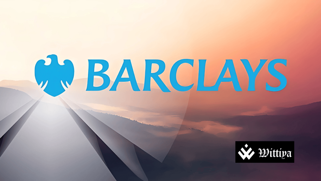 Barclays logo with Indian currency notes, representing the bank’s massive ₹2,300 crore investment in India.