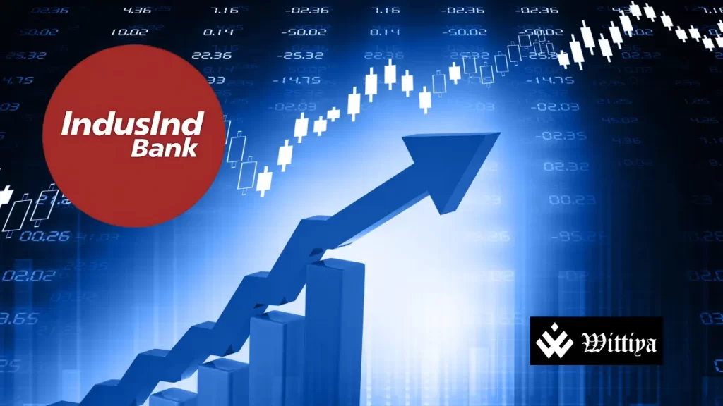 Bombay Stock Exchange building with ascending and descending stock market graphs, representing the day's top gainers and losers.