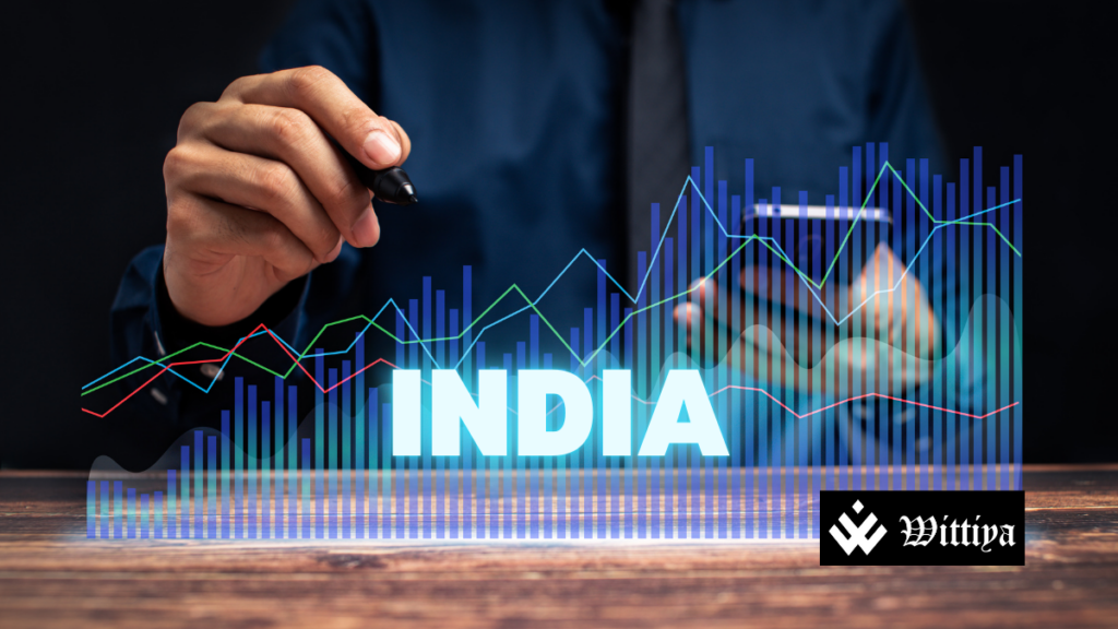 A digital stock market chart with the Indian flag in the background, representing the subtle changes reshaping India's stock market.