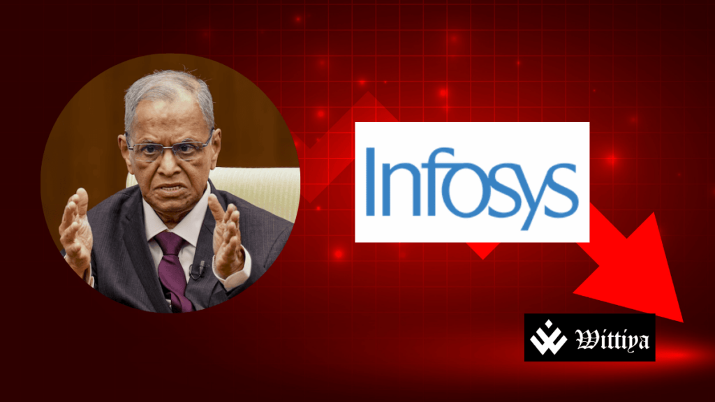 Infosys stock decline causing financial losses for the Murthy family.