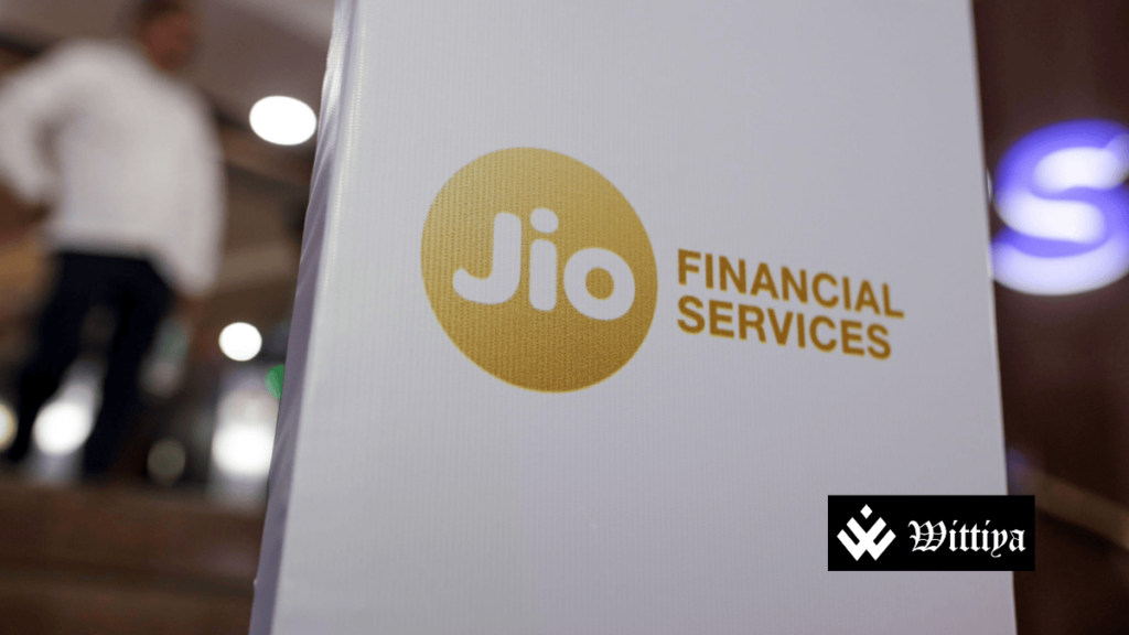 Jio Financial logo representing its latest acquisition and impact on India's banking sector.