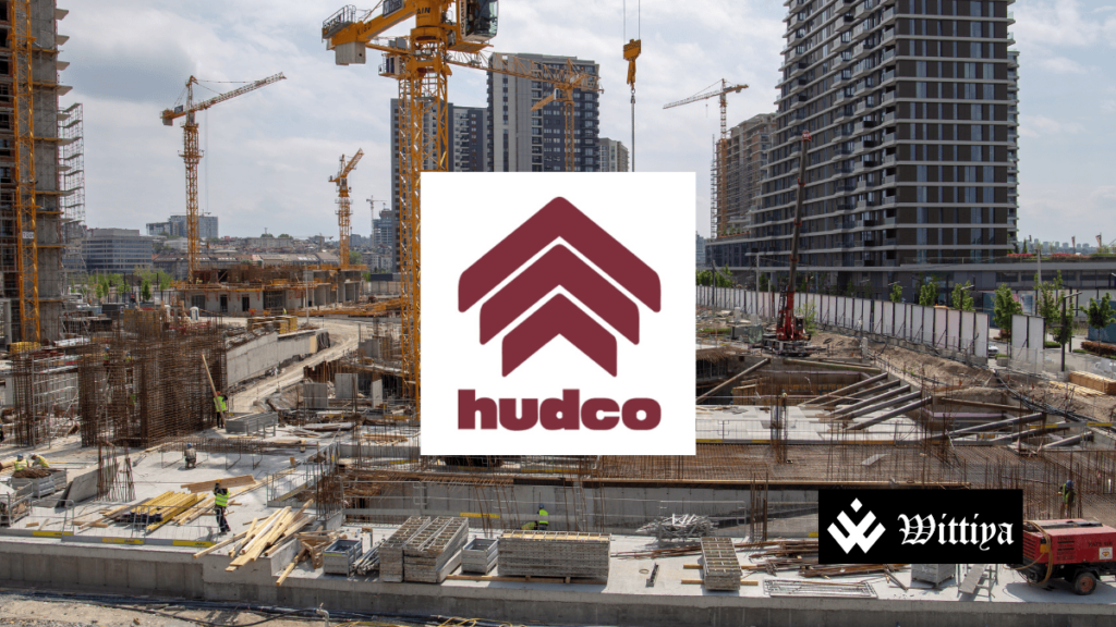 HUDCO logo representing the announcement of its second interim dividend for FY25.