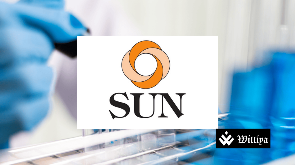Sun Pharma logo symbolizing its latest acquisition aimed at advancing global healthcare.