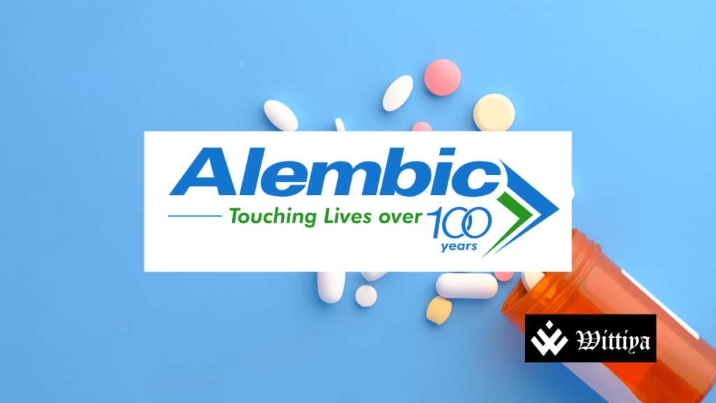 Alembic Pharmaceuticals logo representing its 23% profit decline in Q3 FY25