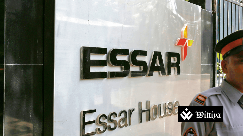 ssar Oil & Gas headquarters with a legal document.
