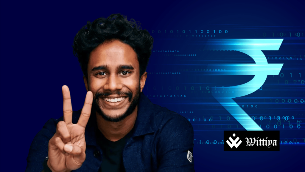 Vinay Hiremath with the Loom logo, symbolizing his transition from entrepreneurship to physics after the $975M Loom sale.