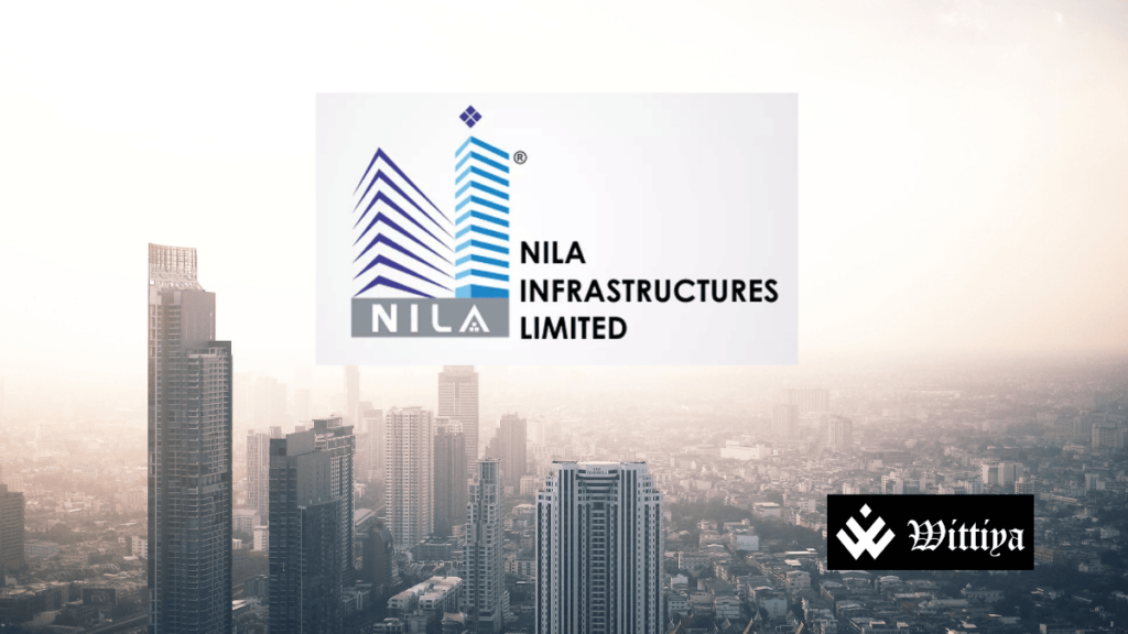 Nila Infrastructures Limited logo with a ballot box, symbolizing postal ballot voting results.