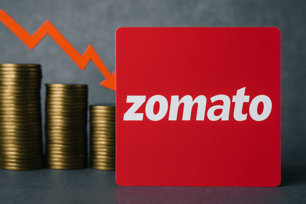 Zomato logo representing the company's recent customer support job reductions
