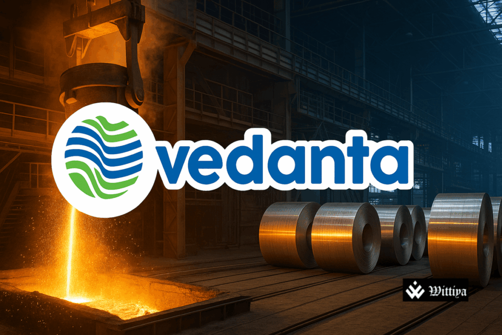 Vedanta logo symbolizing strong FY25 performance and awaited Q4 results