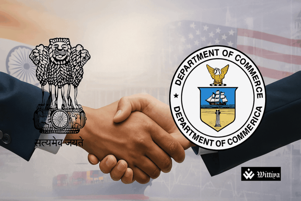 India and US flags symbolizing ongoing trade negotiations for a 2025 agreement
