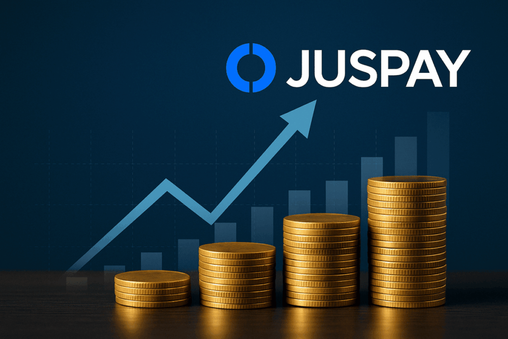 Juspay logo symbolizing the company's $60 million Series D funding round.