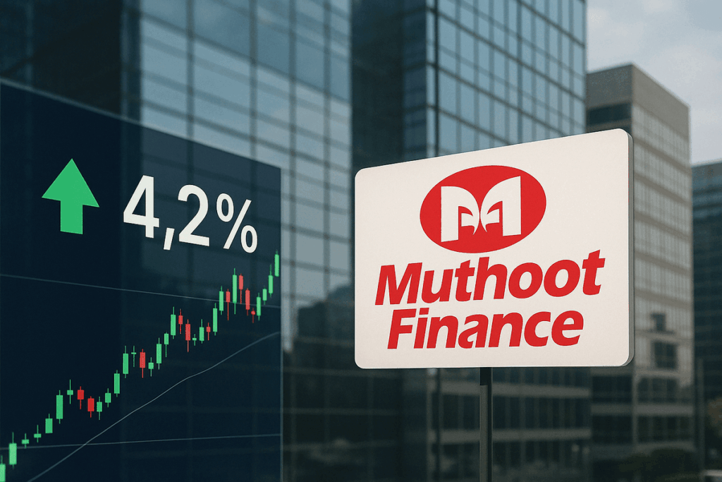 Muthoot Finance Stock Rises Over 4 Percent Signaling Positive Market Outlook