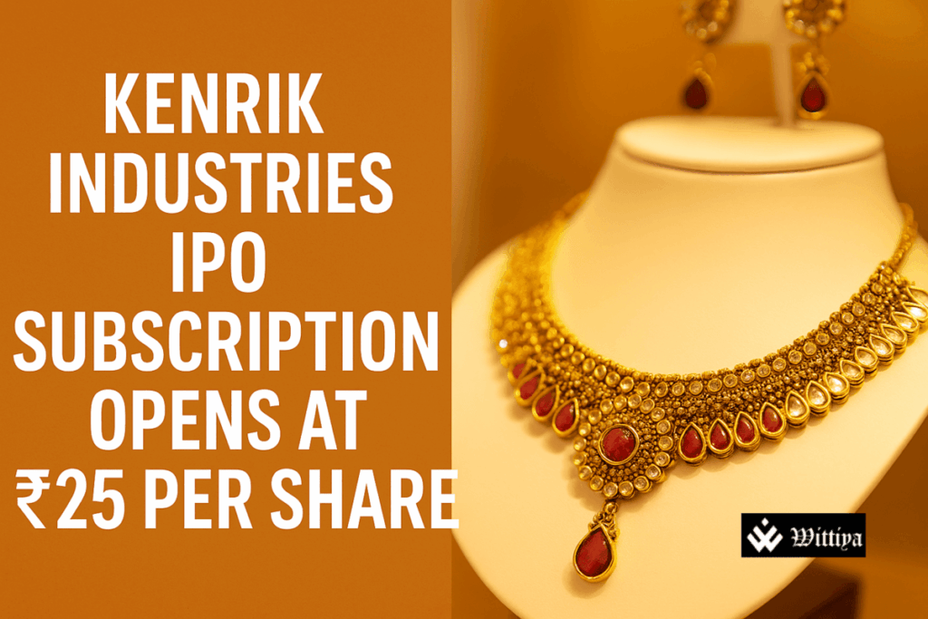 Kenrik Industries' traditional gold jewellery showcased ahead of its IPO on the BSE SME platform​