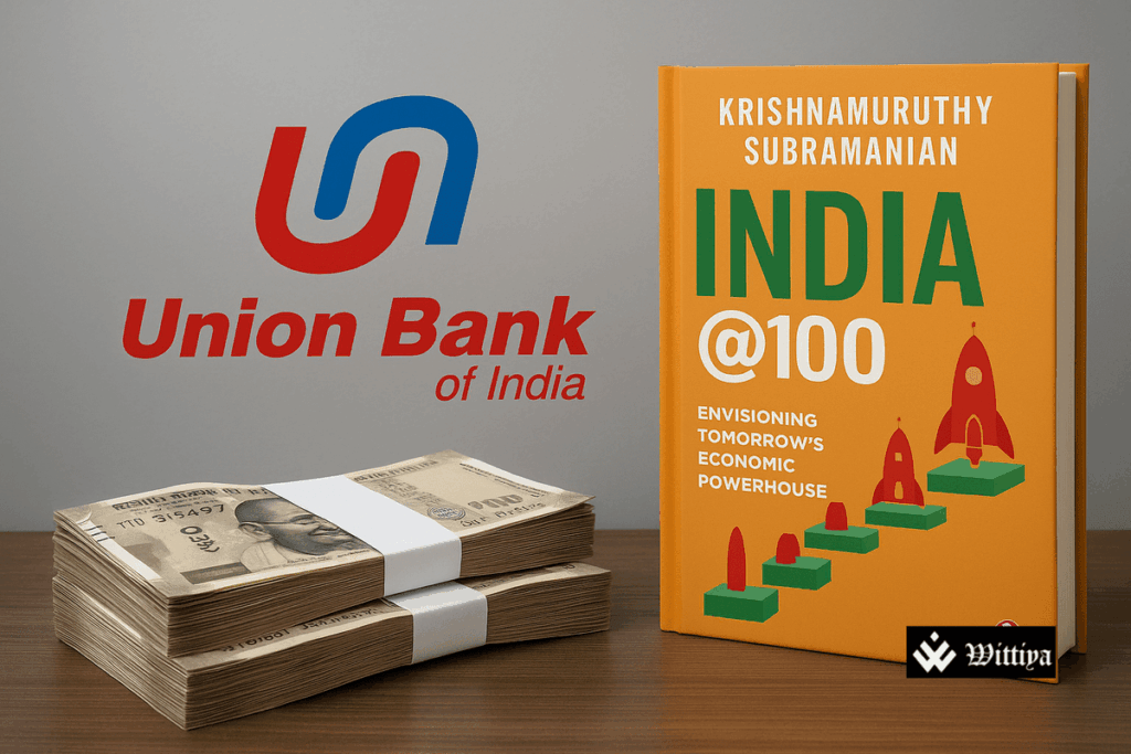 Union Bank of India buys 200,000 copies of Krishnamurthy Subramanian's book ahead of release.