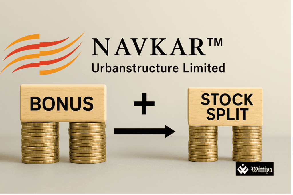 Navkar Urbanstructure announces 3:2 bonus issue and 1:1 stock split