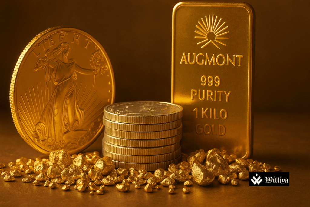 Gold bars and jewelry representing India's booming precious metals market in 2025