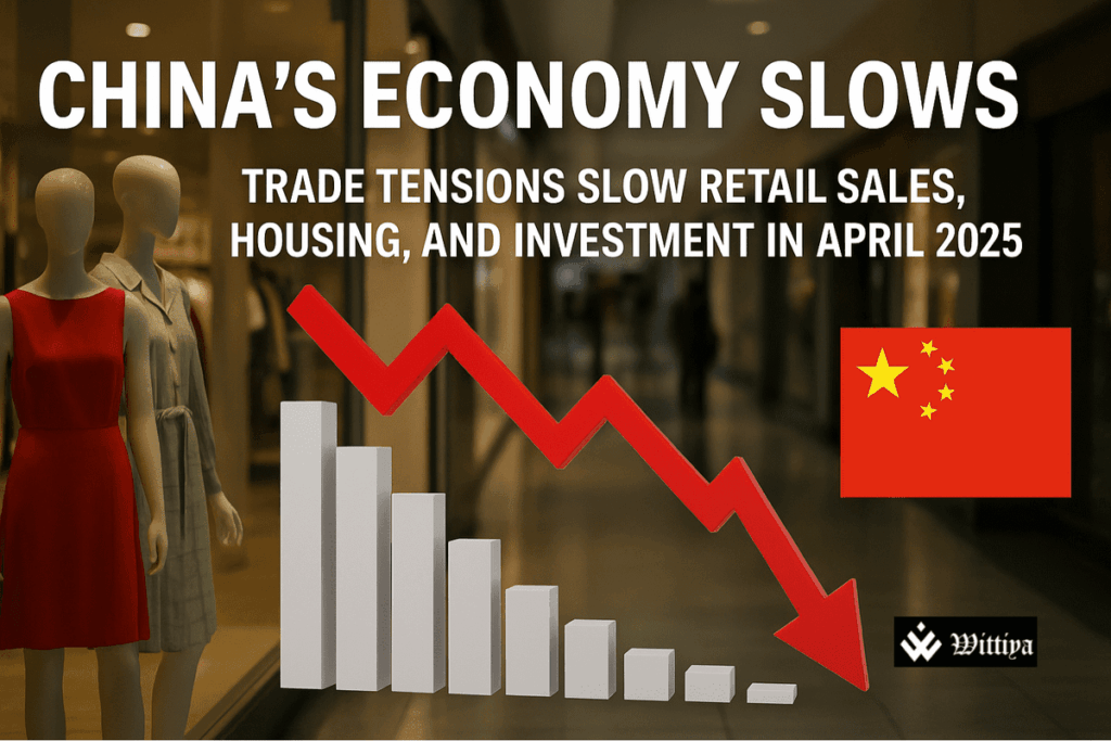Slowdown in China’s economy affecting retail sales, housing market, and investments