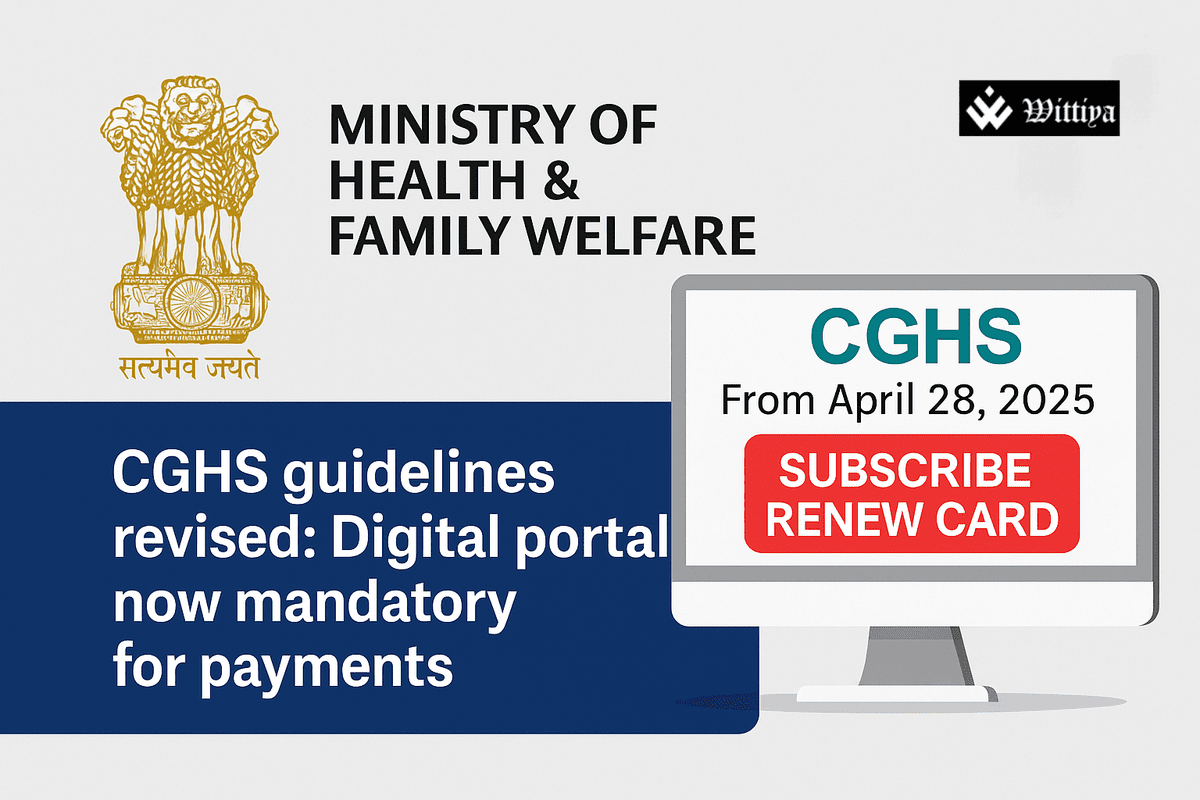 CGHS application at risk due to missed payment deadline in India
