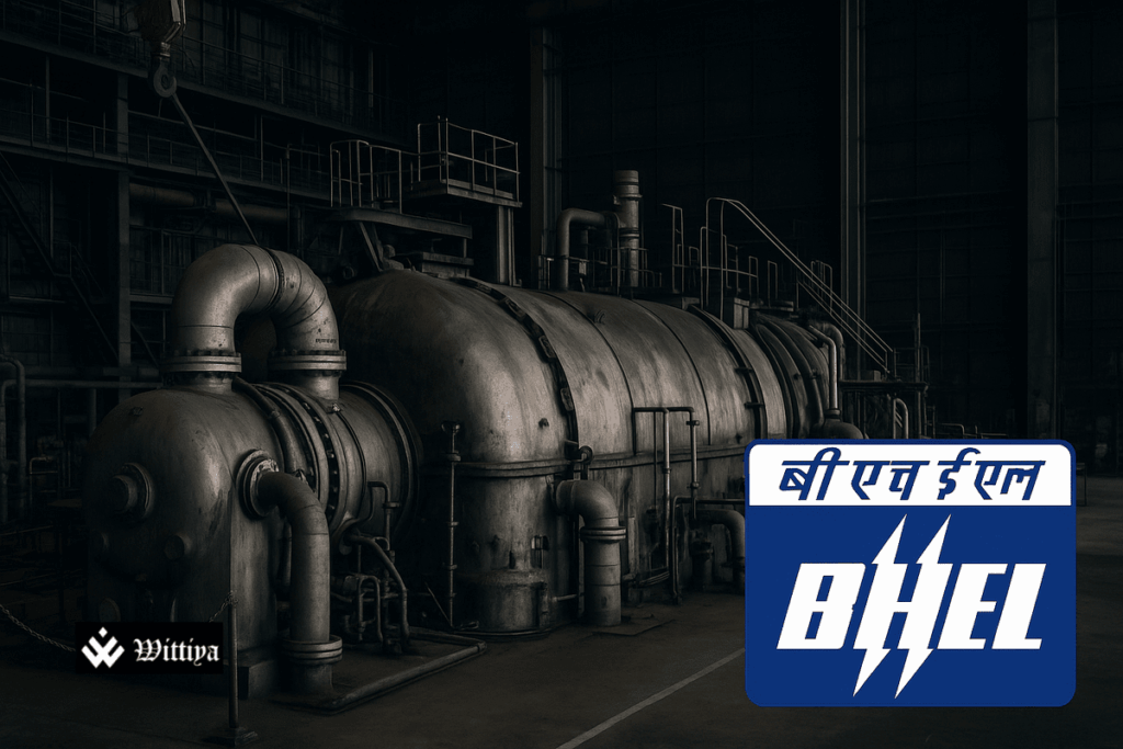 BHEL Q4 financial results showing 3 percent profit growth
