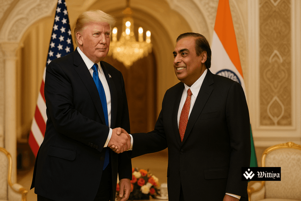 Mukesh Ambani meeting Donald Trump in Qatar to discuss global relations