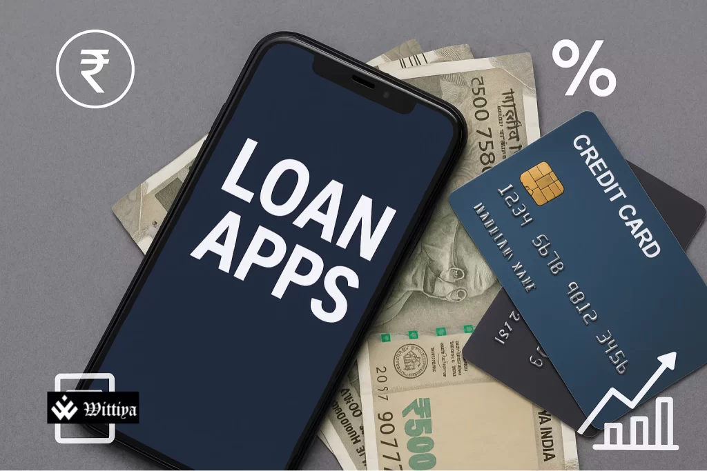 User securing personal data on instant loan mobile apps