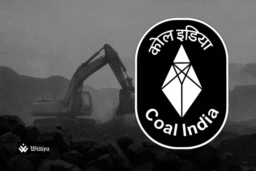 Large-scale coal mining site featuring heavy equipment and trucks