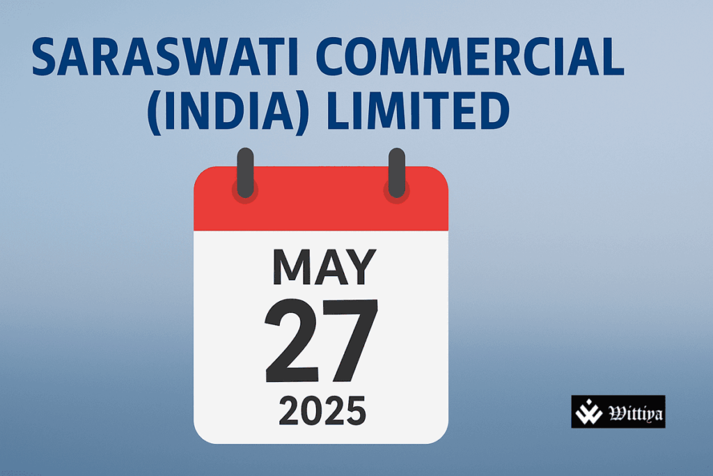 Saraswati Commercial board members discussing audited FY25 financial results