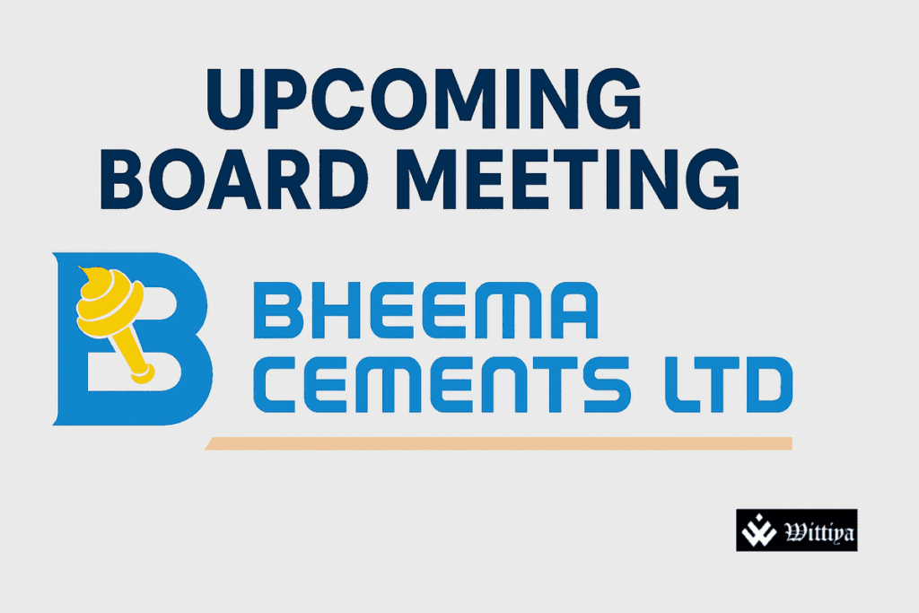 Bheema Cements manufacturing plant in Nalgonda District, Andhra Pradesh, representing the company's operational base ahead of FY25 results announcement.