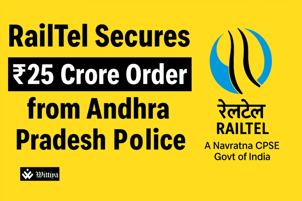 RailTel Corporation secures ₹25 crore order from Andhra Pradesh Police, shares surge