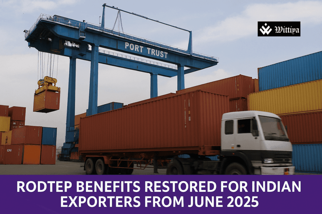 India restores RoDTEP scheme to support export-led growth in 2025