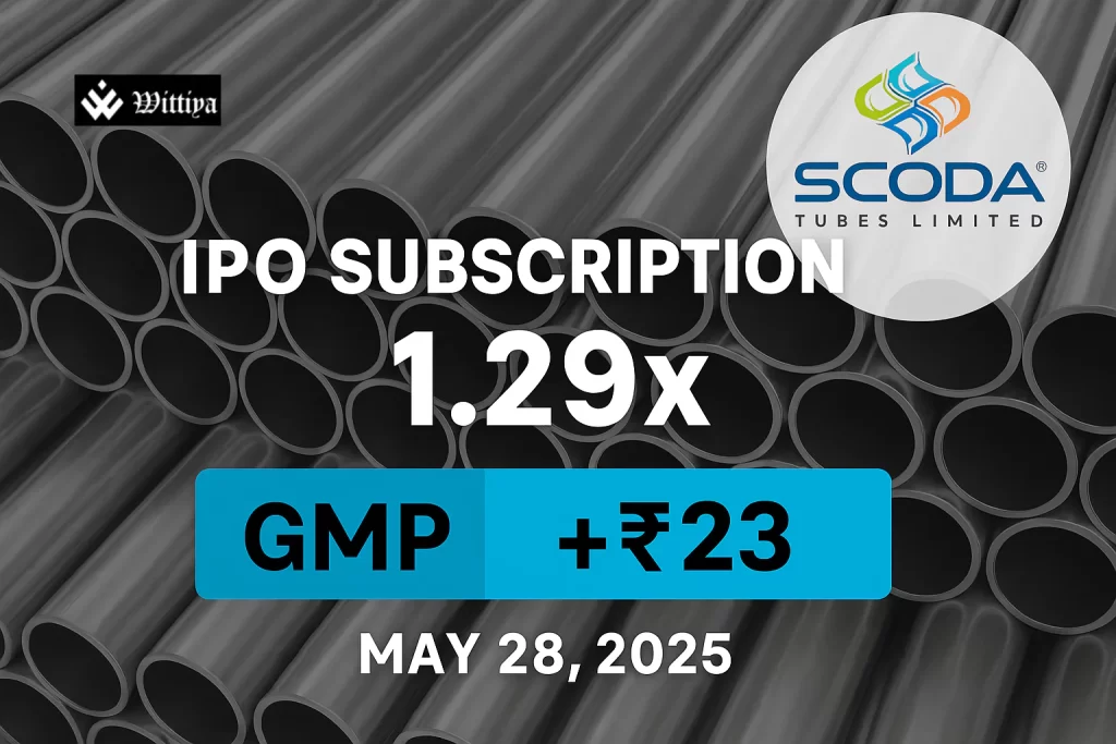 Scoda Tubes' stainless steel pipes and tubes displayed as part of IPO launch