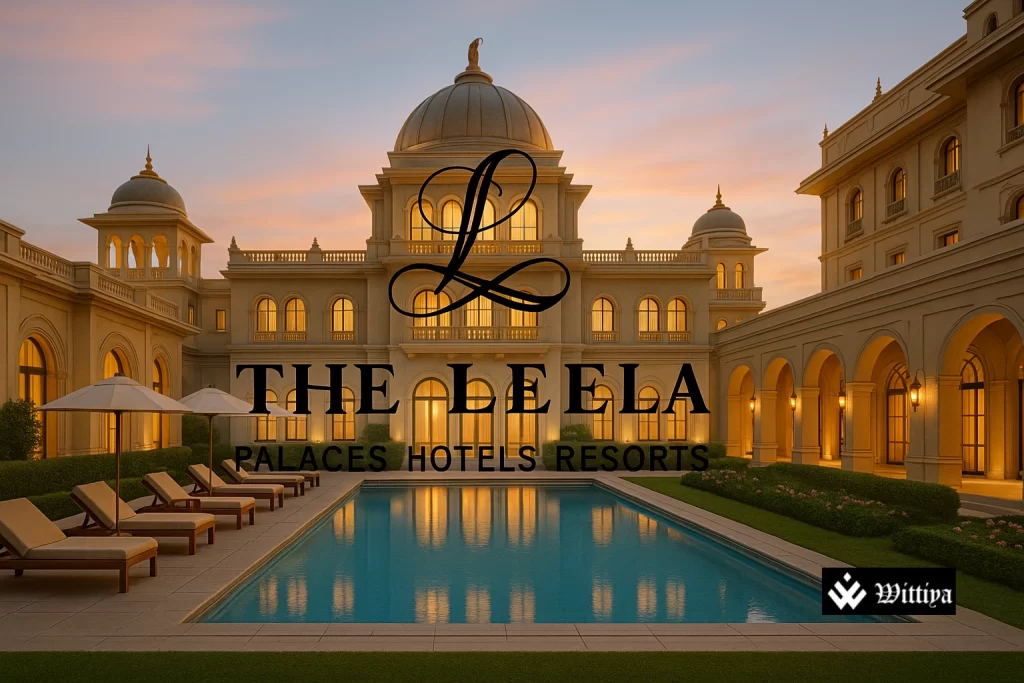 Schloss Bangalore IPO allotment status page with 'THELEELA' selected and PAN number entered.
