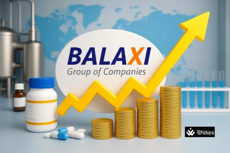 Balaxi Pharmaceuticals stock chart showing a 14.5% surge on June 2, 2025, despite Q4 FY25 net loss.