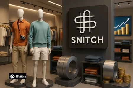 Snitch fashion brand store showcasing trendy menswear collection