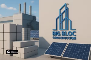 Bigbloc Construction’s rooftop solar panels at the Wada plant, Maharashtra
